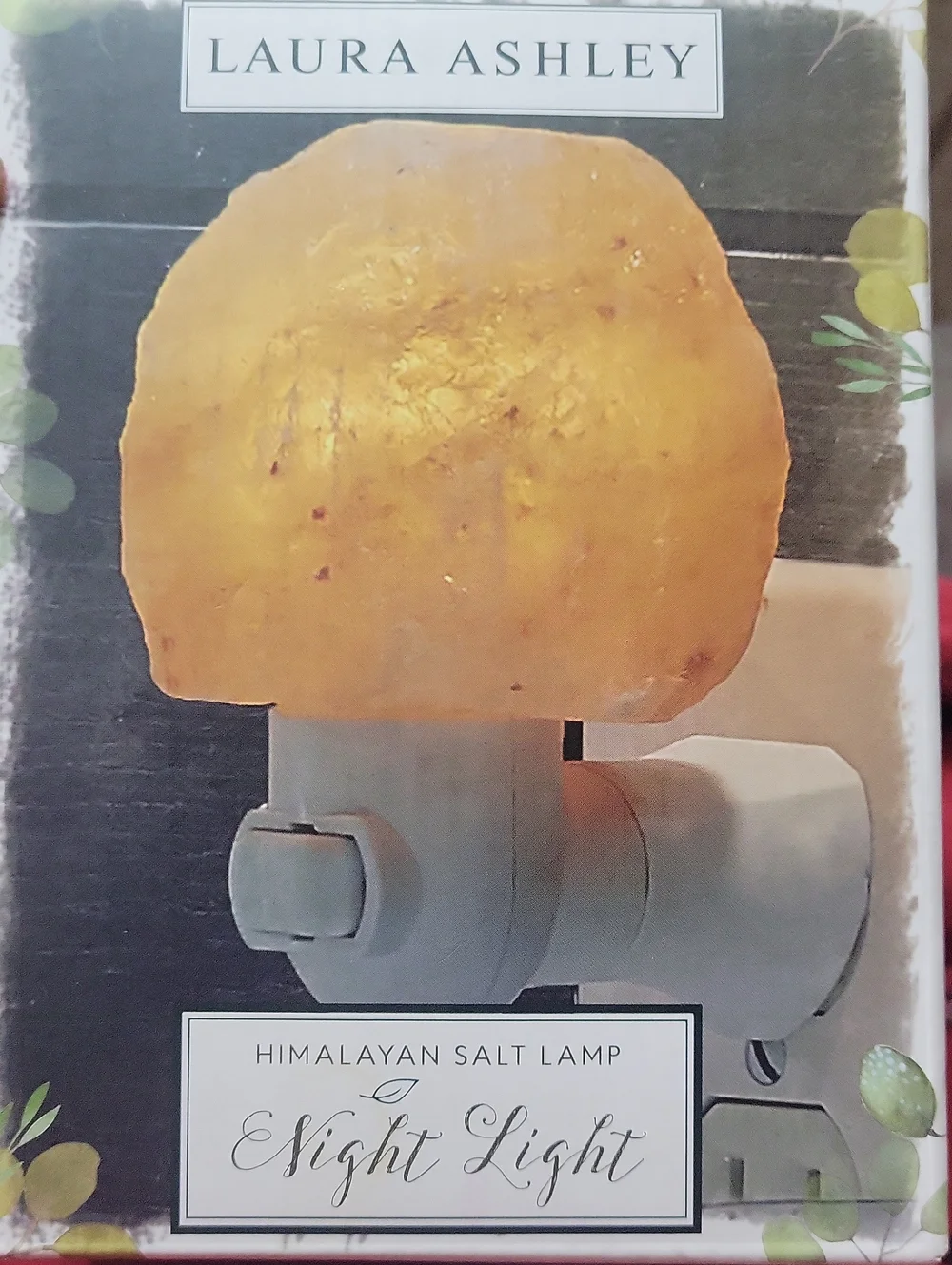 LAURA ASHLEY HIMALAYAN SALT LAMP NIGHT LIGHT NIB